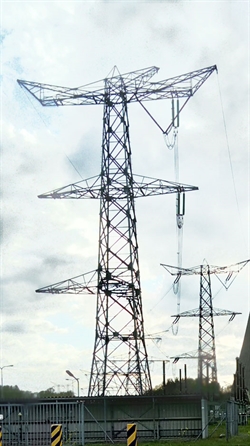 Electricity pylons