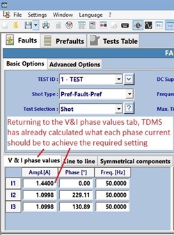 Unbalance settings part 2