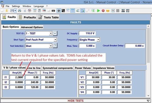 Over/under-power settings part 3